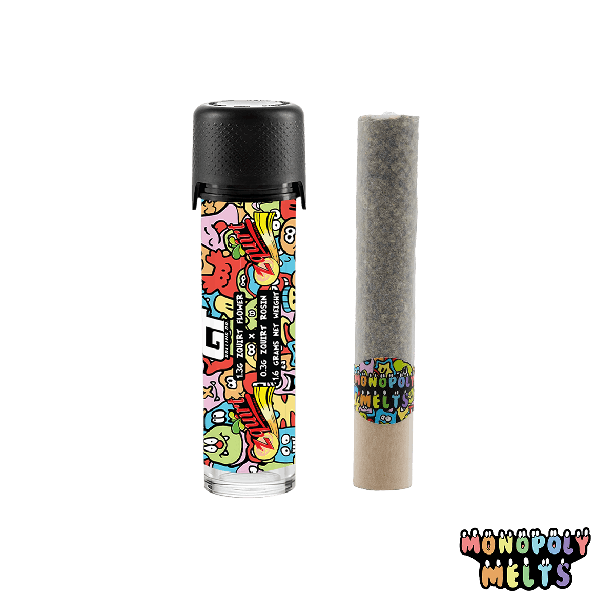 Monopoly Melts - 1.6g Hash Rosin Infused Donut - Zquirt x Zquirt