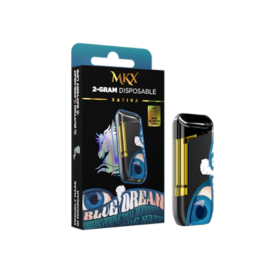 2g MKX Disposable - Blue Dream 2g Disposable - Sativa - DISPOSABLES by MKX Oil Co. at King of Budz