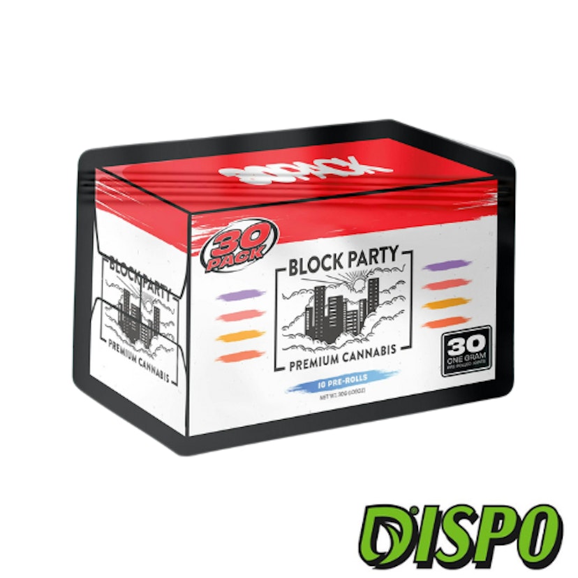 30 Pack -  Block Party Pre Rolls