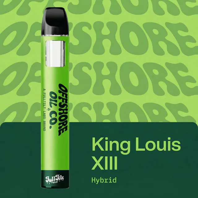 Offshore Oil Co. Disposable Vape King Louis XIII 2g (hybrid, disposables)