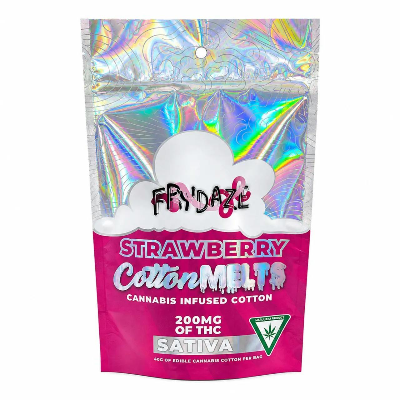 Frydaze - 200mg Cotton Melts - Strawberry