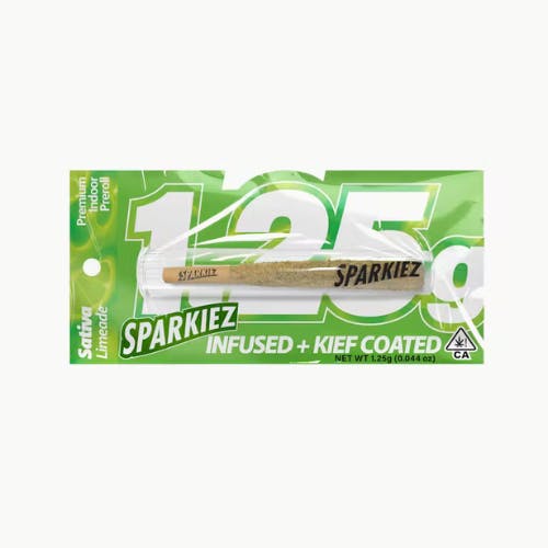 LIMEADE INFUSED KIEF COATED PREROLL