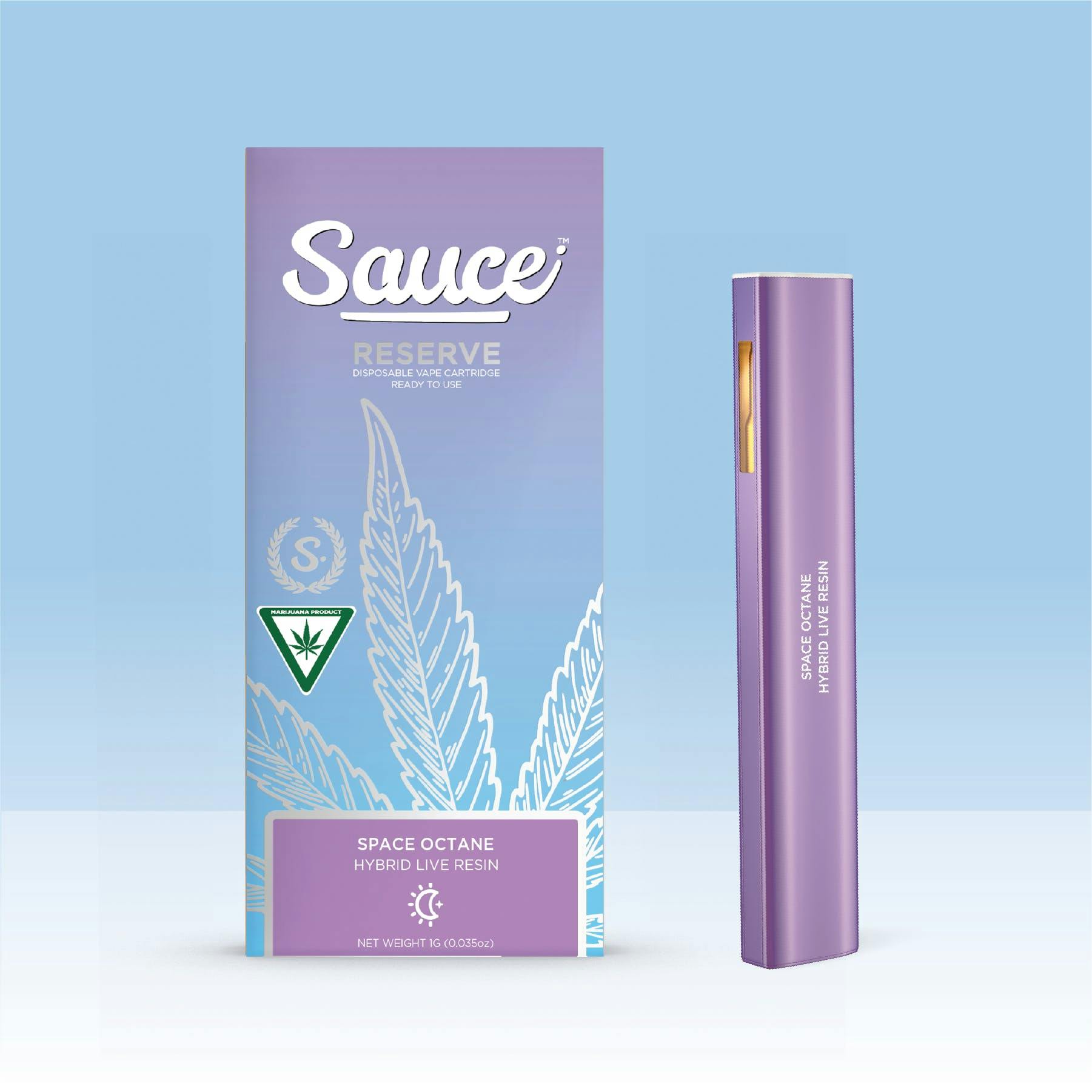 Product: Sauce | White Runtz Reserve Live Resin Disposable/Rechargeable All-In-One | 1g