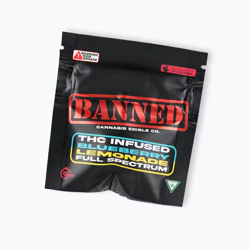 Banned | 200mg Gummies | Blueberry Lemonade