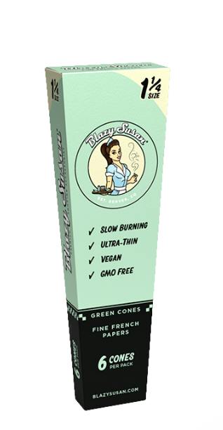 Blazy Susan Green Cones (6pk) 1 1/4