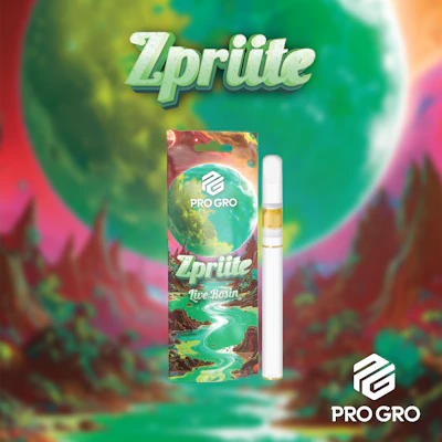 Zpriite 0.5G Live Rosin Disposable - DISPOSABLES by Pro Gro at King of Budz