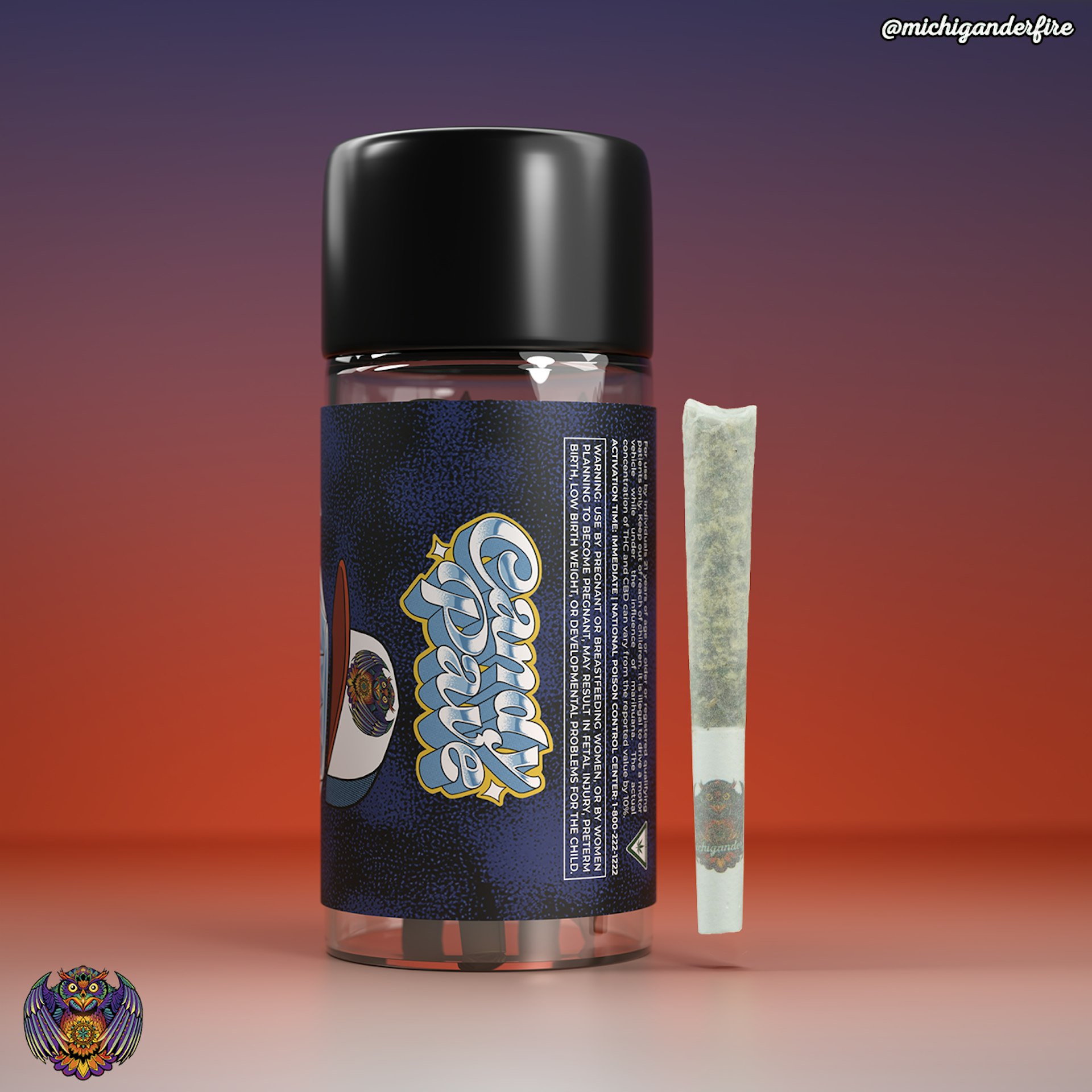 Michigander Fire - Candy Pave 5pk Pre-Rolls
