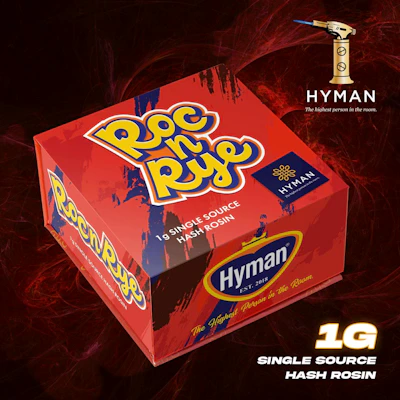 Hyman - 1g Hash Rosin - Roc n Rye