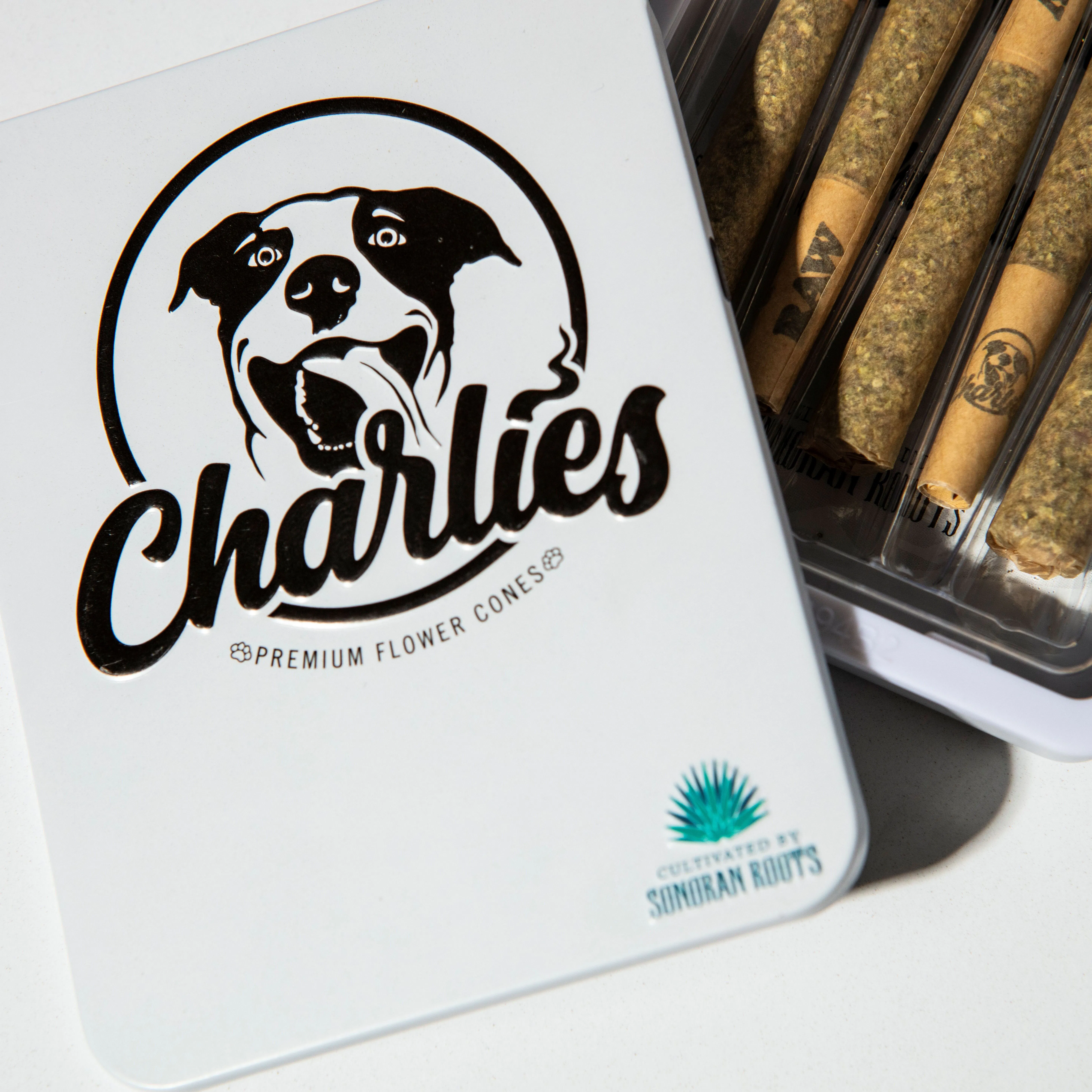 Charlies Tin 5pk Hybrid Spiked Peach | Ponderosa - Glendale