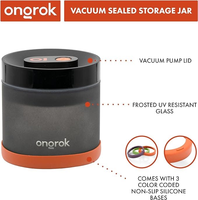 OG Essentials Zero Air Electronic Vacuum Storage Jar - Great CBD Shop