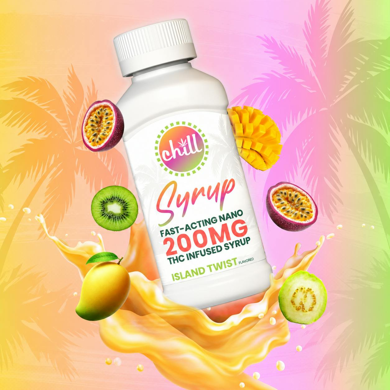 Chill Medicated - 200mg Syrup - Island Twist