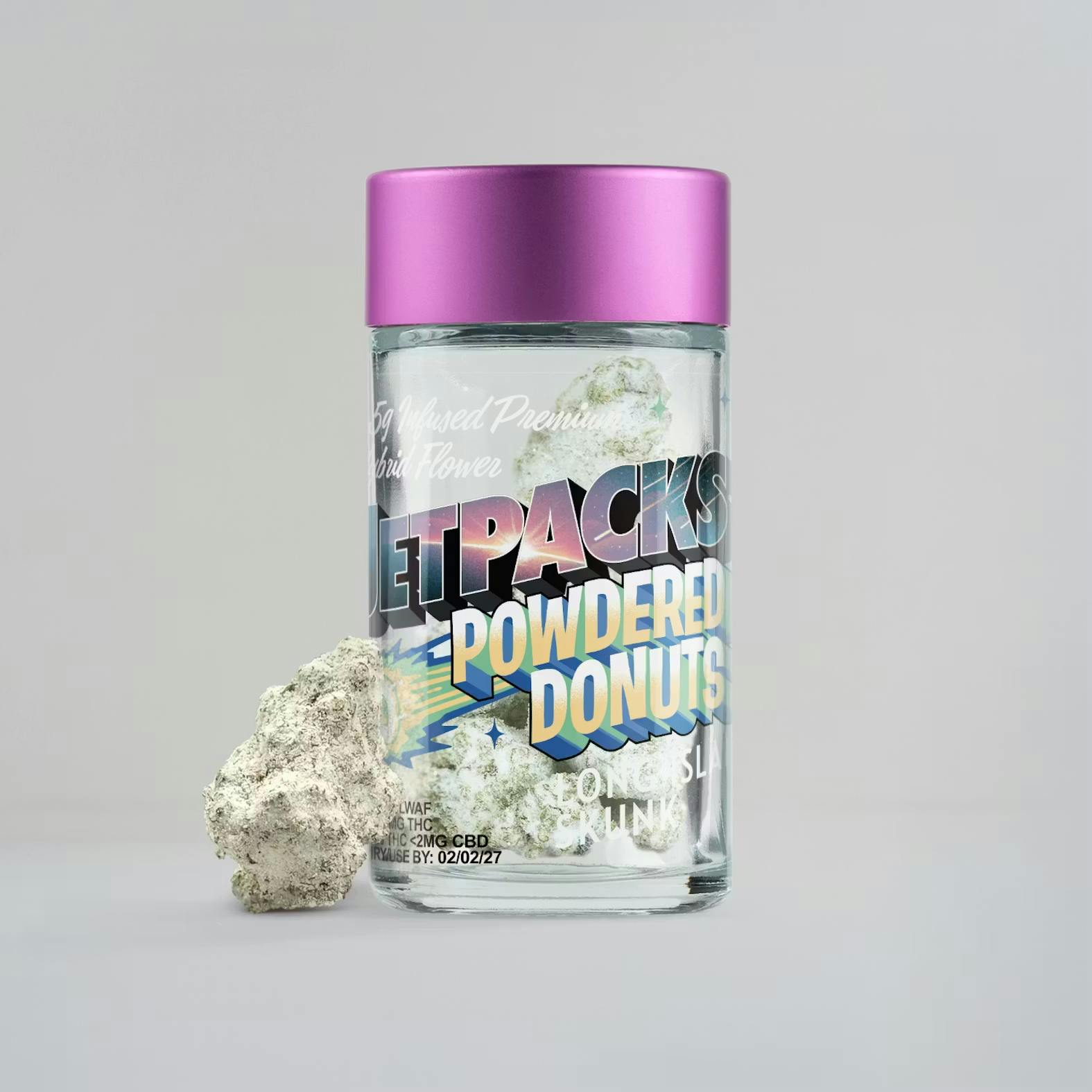 Jetpacks | Long Island Skunk | 3.5g Powdered Donuts (Hybrid) by