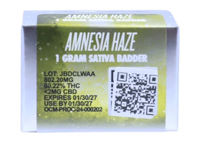Jetpacks Amnesia Haze 1g Badder