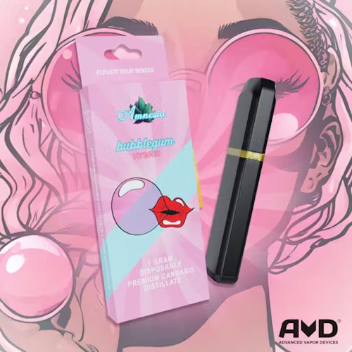 Amnesia - 1g Disposable - Bubblegum