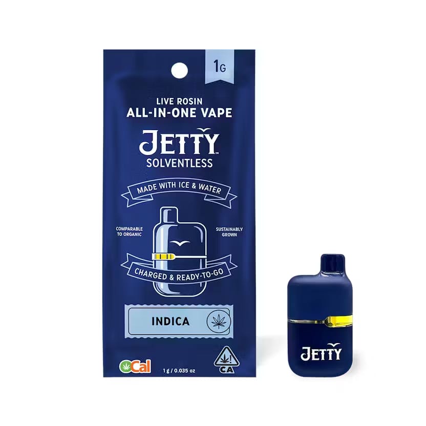 Vape | Jetty | Blue City Diesel | Live Rosin AIO | 1g
