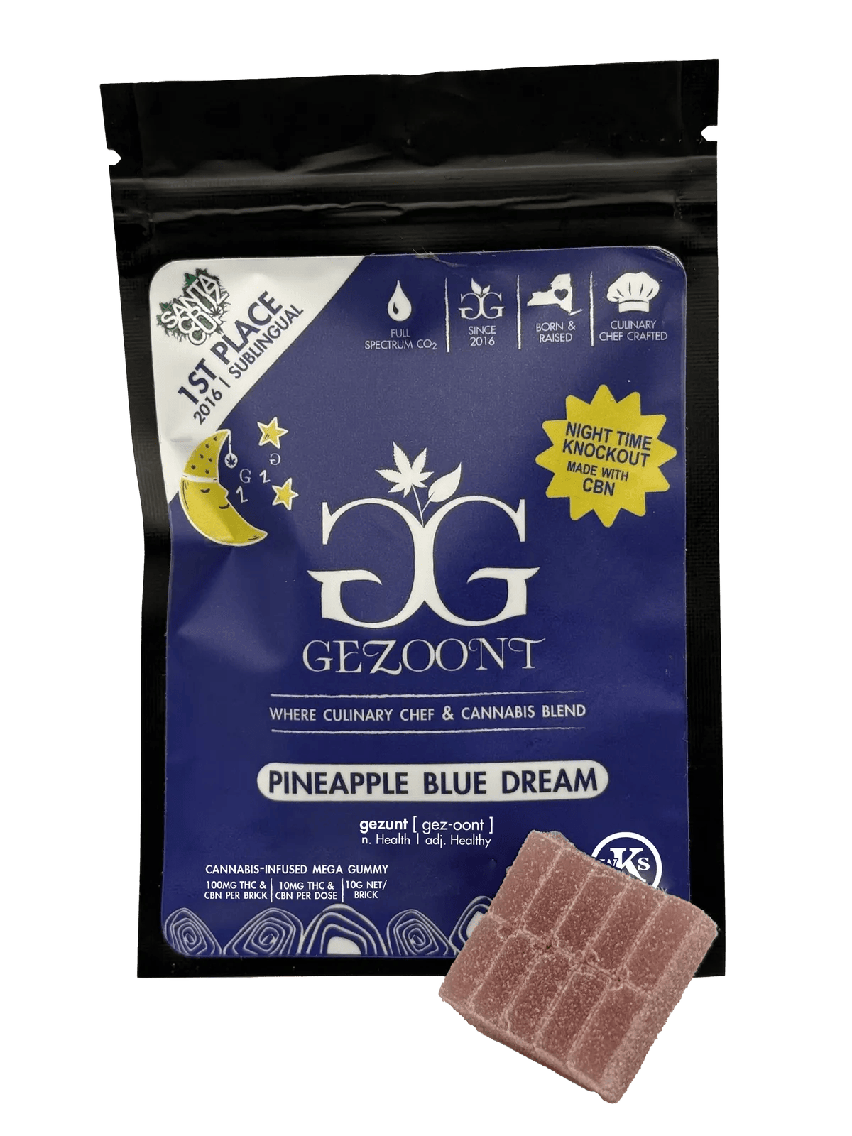 Gezoont | Pineapple Blue Dream | Mega Sleep Brick | 100mg