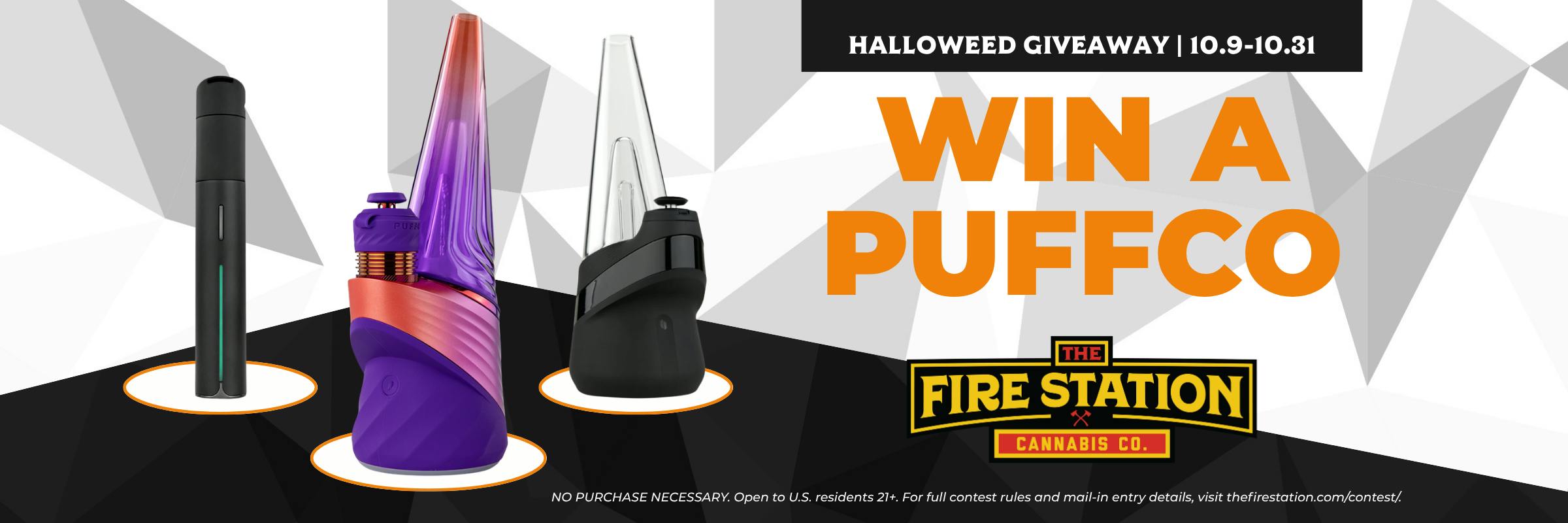 Win a Puffco Peak Pro Plasma Edition with The Fire Station's Halloweed Giveaway