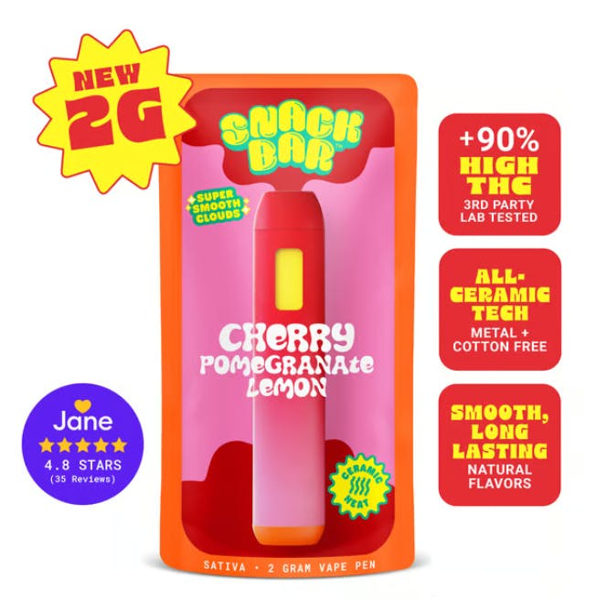 SNACKBAR | Cherry Pomegranate | Disposable | Nobo
