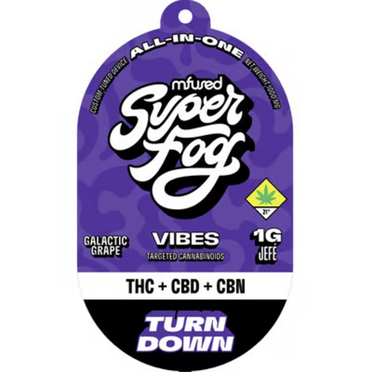 Mfused Disposable Vape Vibes Turn Down Grape THC+CBD+CBN (Targeted  Cannabinoids Flavored) mf - Canna4Life