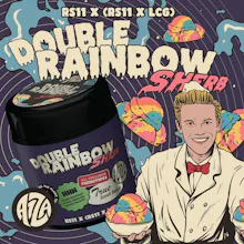 A1Za - 14g Prepack Jar - Double Rainbow Sherb