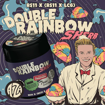 A1Za - 14g Prepack Jar - Double Rainbow Sherb