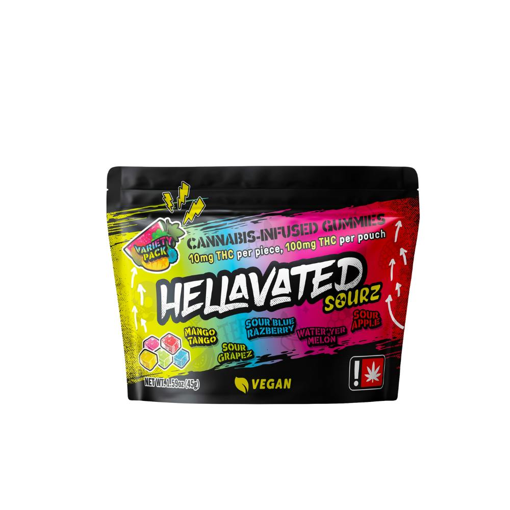 Hellavated - Gummiez - Sour 10pk-0