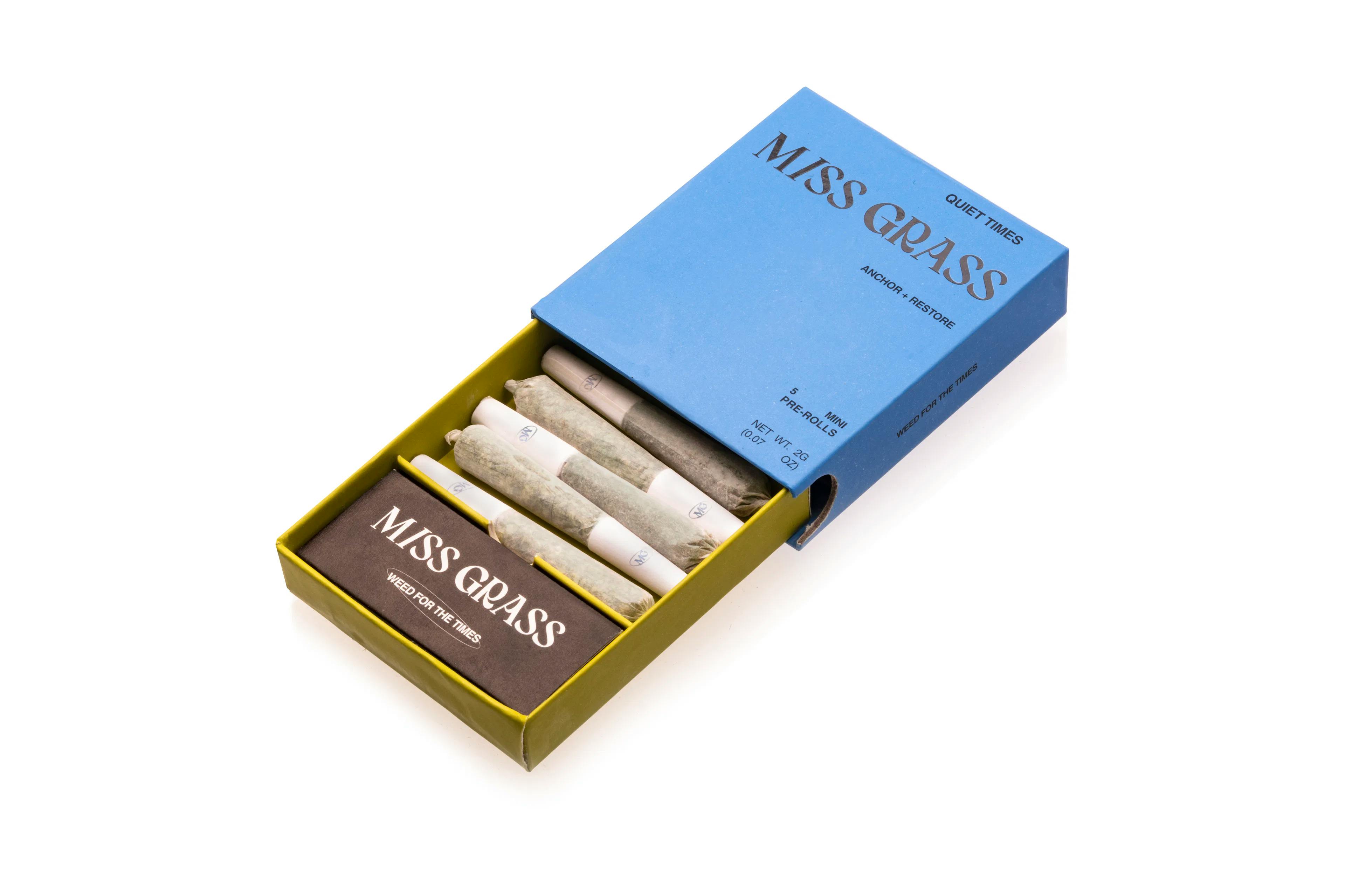 Pre-Roll | Miss Grass | Mini | Quiet Times - Grape Gasoline | 5pk | 2g