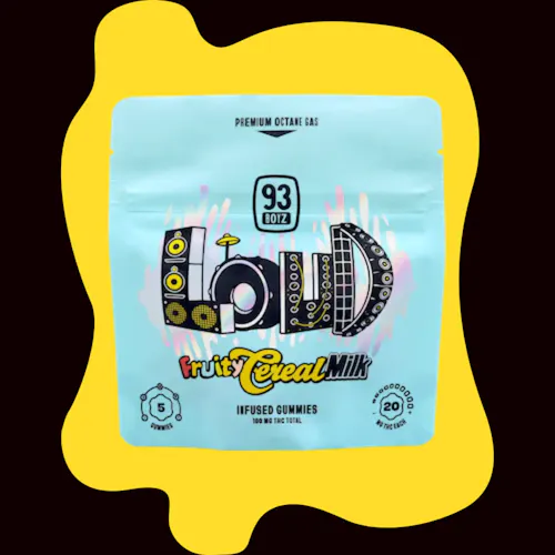 Gummies 93 Boyz LOUD Fruity Cereal Milk [5pk] Mission Dispensaries