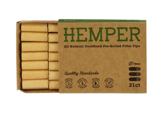 Hemper | Pre-Rolled Filter Tips | 21 count