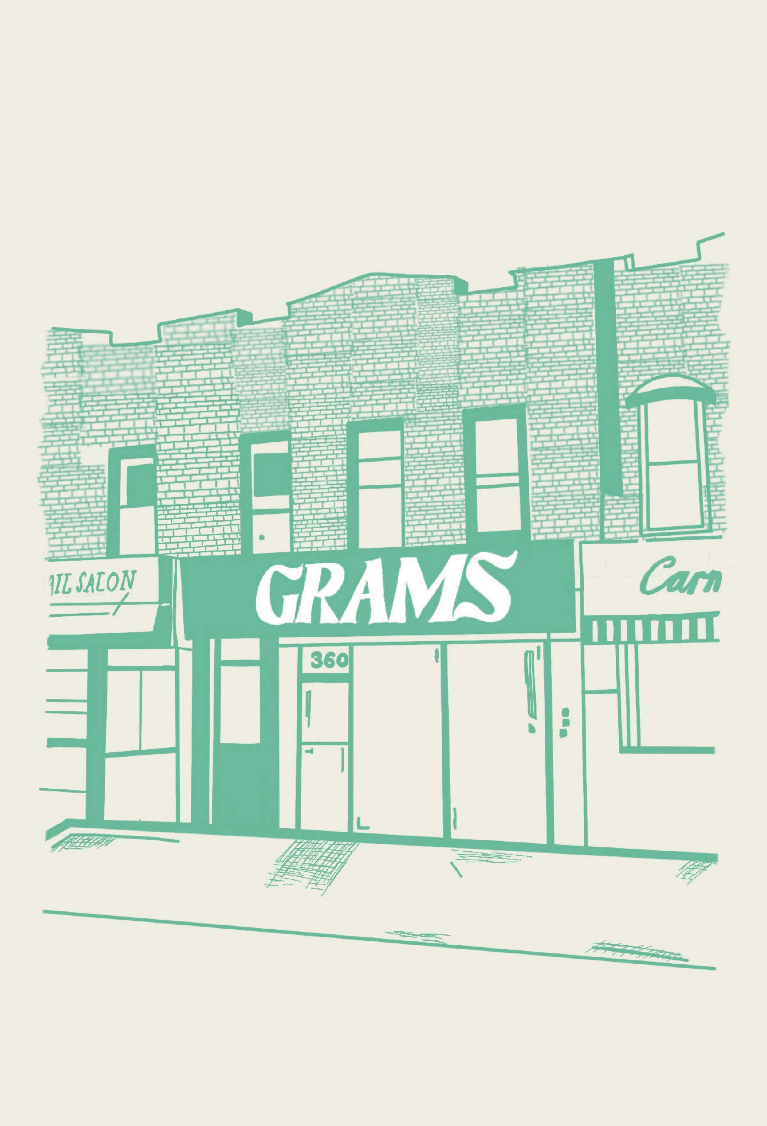 logo for Grams Cannabis - Dispensary