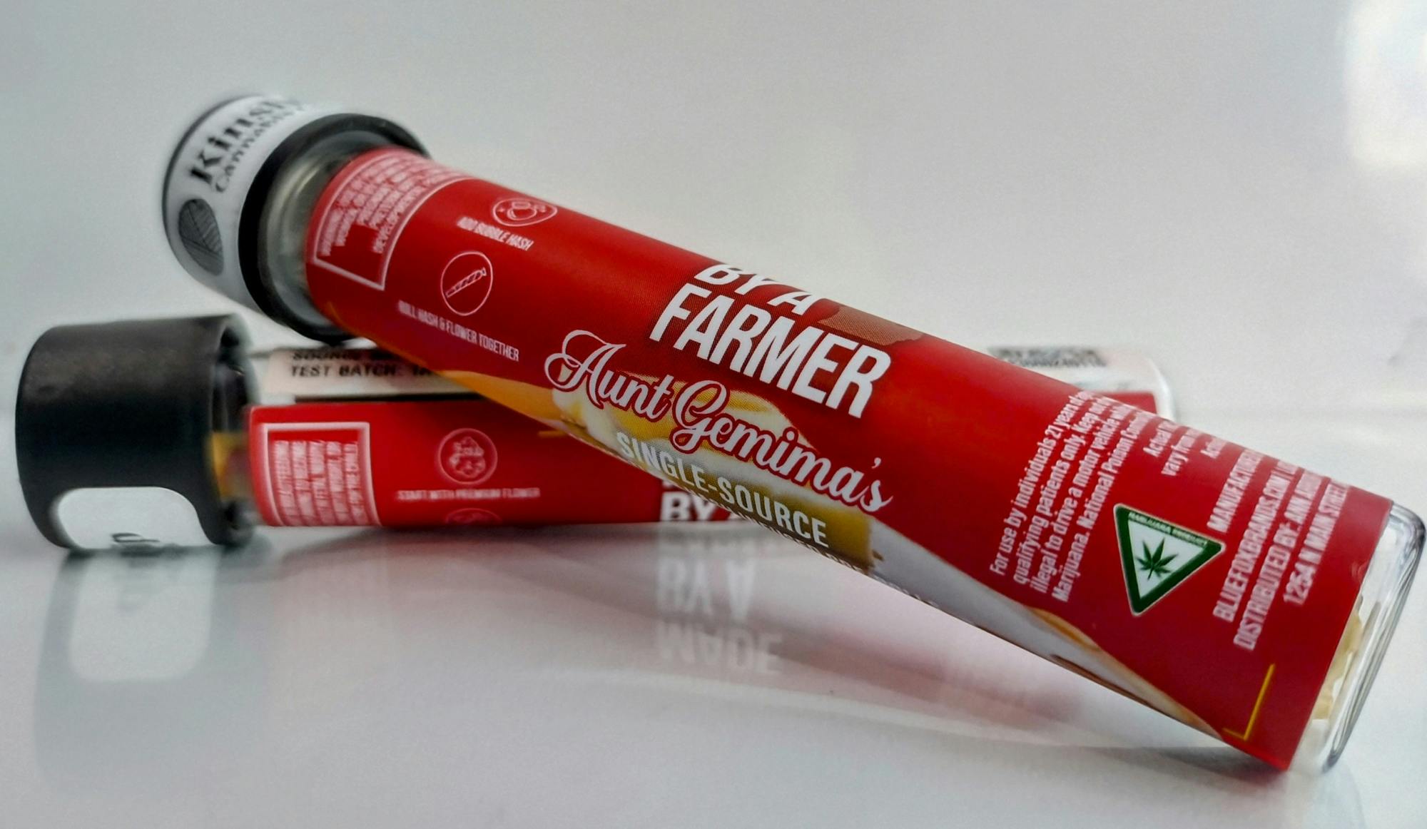 Product: Made By A Farmer | Bubble Hash Infused Pre-Roll - 1g - Aunt Gemima