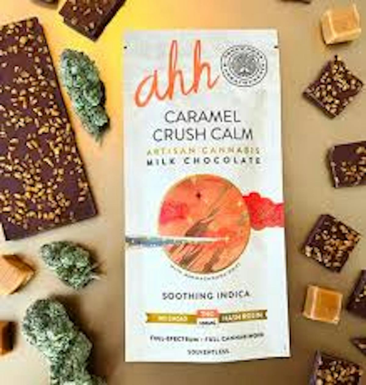 Image of Caramel Crush Calm Milk Chocolate Bar