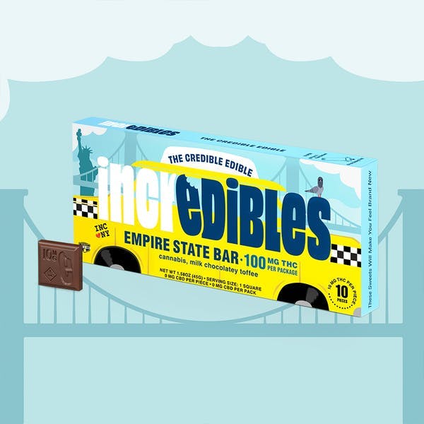 Incredibles | Empire State Bar | Chocolate Bar | 100mg