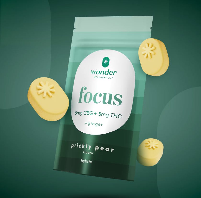 Product CL Wonder Focus Gummies -  Prickly Pear 1:1 CBG:THC