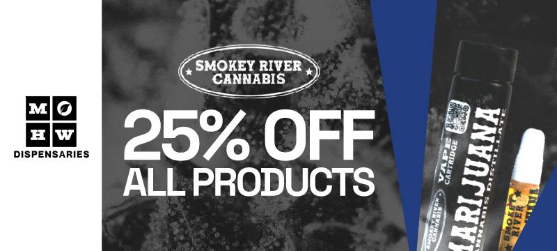 25% off smokey river
