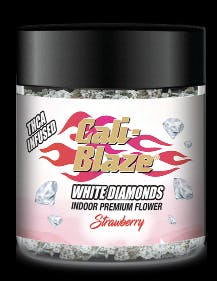 Product Cali-Blaze | Strawberry | White Diamond Infused Flower