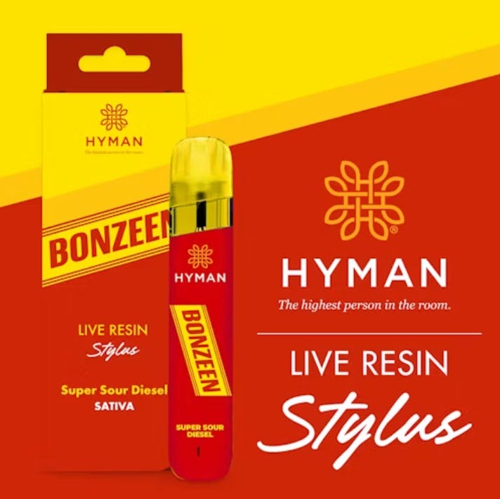 Product: HYMAN | BONZEEN | LIVE RESIN DISPOSABLE STYLUS SATIVA