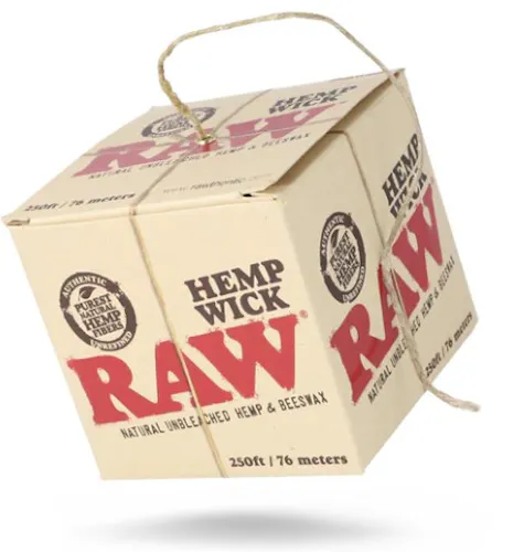RAW | Hemp Wick | 100ft-active