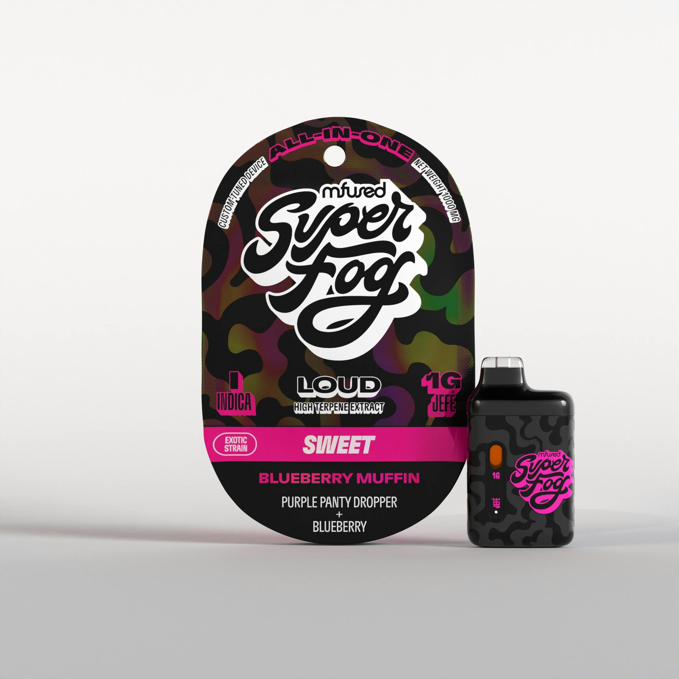 Mfused LOUD High Terpene Extract Jefé - Blueberry Muffin