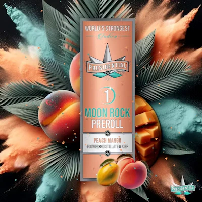 Presidential - 1g Moon Rock Infused Preroll - Peach Mango