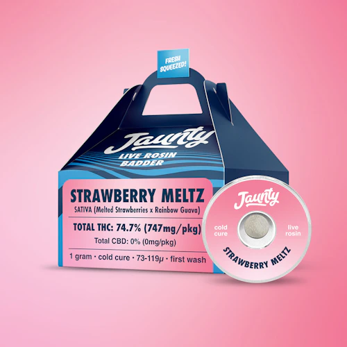 Jaunty - 1g Live Rosin - Strawberry Meltz