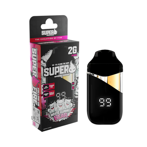 Superfire - 2g Disposable - White Gummy Bear (H)