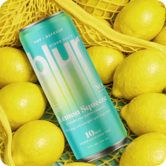 Blur Beverage Lemon Squeeze 10mg/12oz (hybrid, drinks)