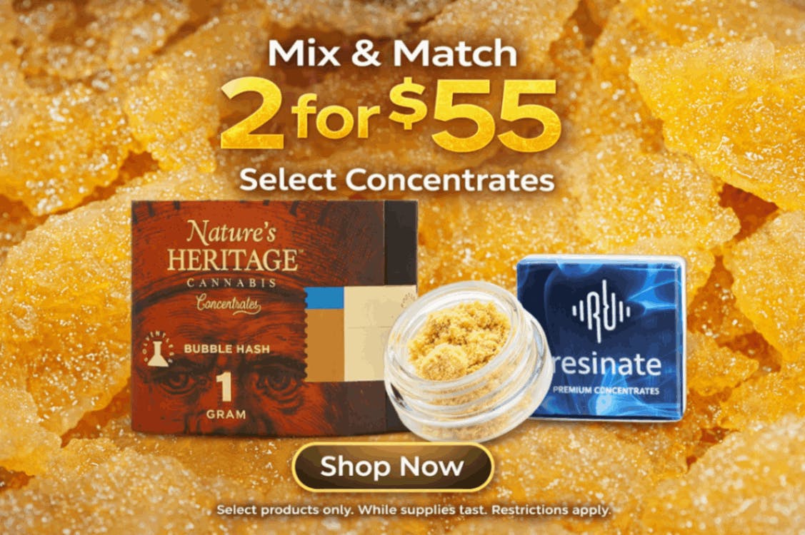 Mix and Match 2 for $55 Concentrates