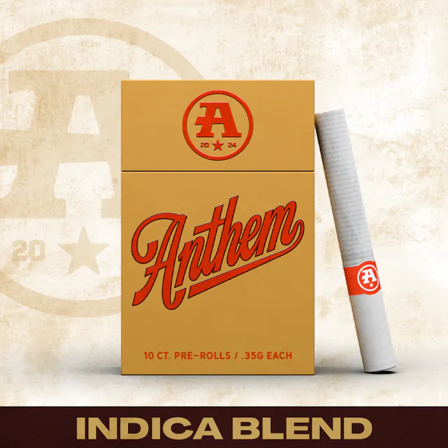 Anthem Pre-Roll Pack Indica Blend 10pk/3.5g (packs)