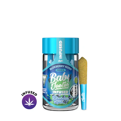 Blueberry Kush Baby Jeeter Infused Pre-Roll 5-pack | 2.5g