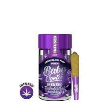 Product: Jeeter | Granddaddy Purp | Infused Baby Pre-rolls | 0.5g x 5 (2.5g) | Indica