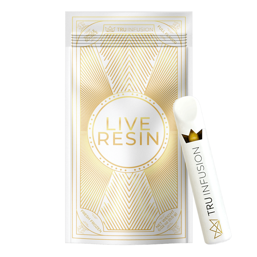 Tru Infusion Live Resin Disposable : Silver Project