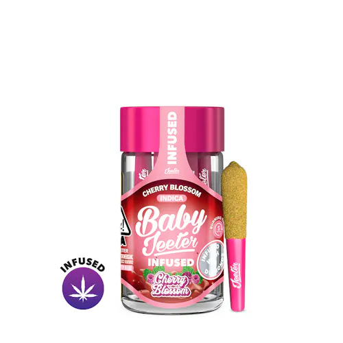 Cherry Blossom Baby Jeeter Infused Pre-Roll 5-pack | 2.5g-active