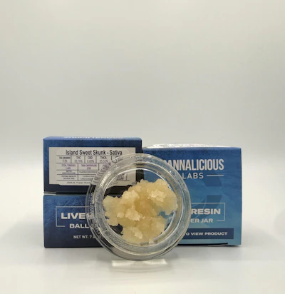 Cannalicious - 7g Live Resin Baller Jar - Island Sweet Skunk - CONCENTRATES by Cannalicious Labs at King of Budz